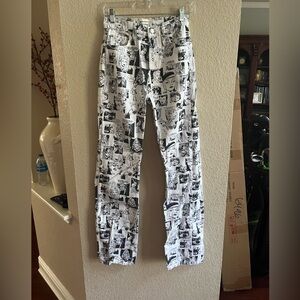 Reformation comic newsprint Jeans size 25